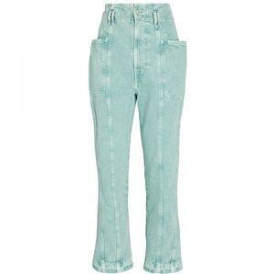 ISABEL MARANT ÉTOILE Tucson Cropped Straight-Leg Jeans
